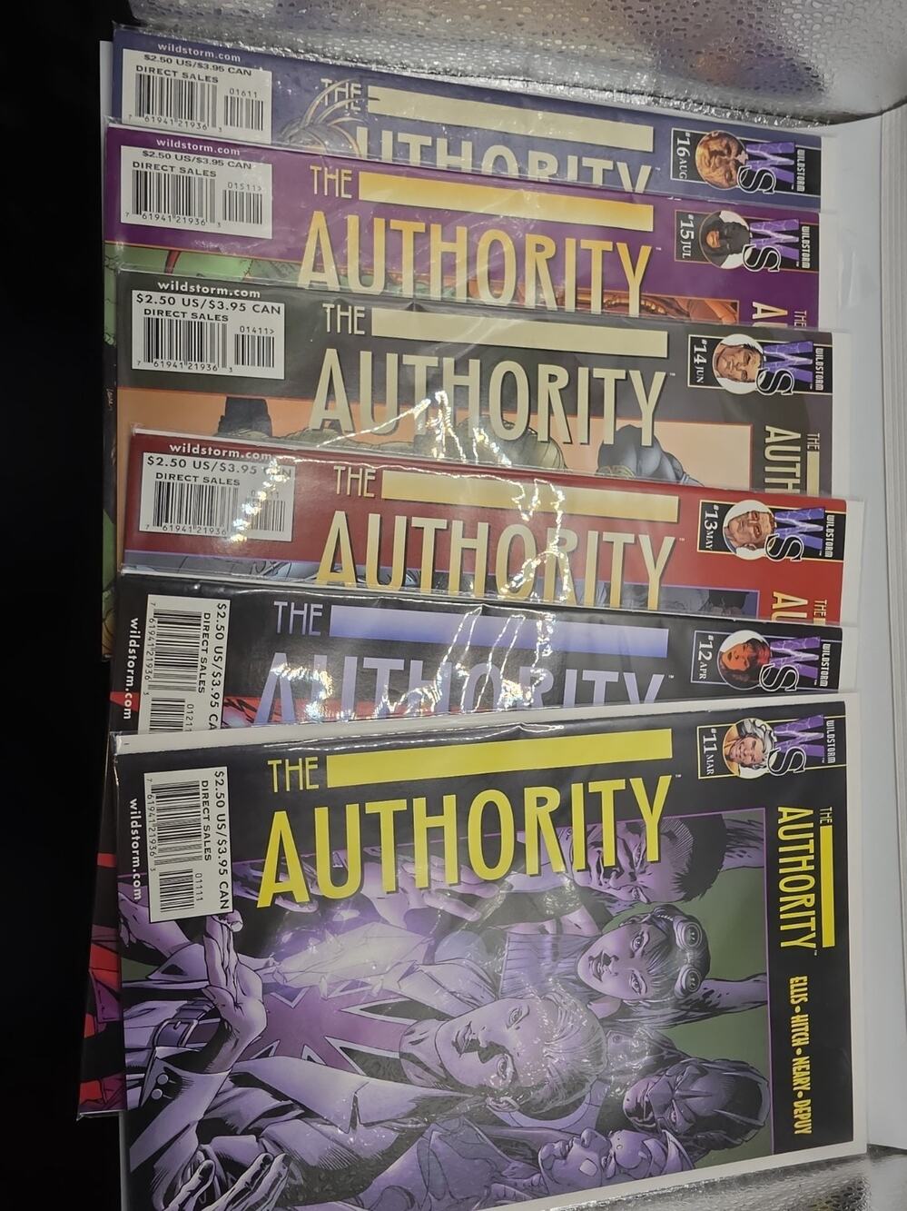 The Authority (1999) comics lot #11 - 16 Warren Ellis